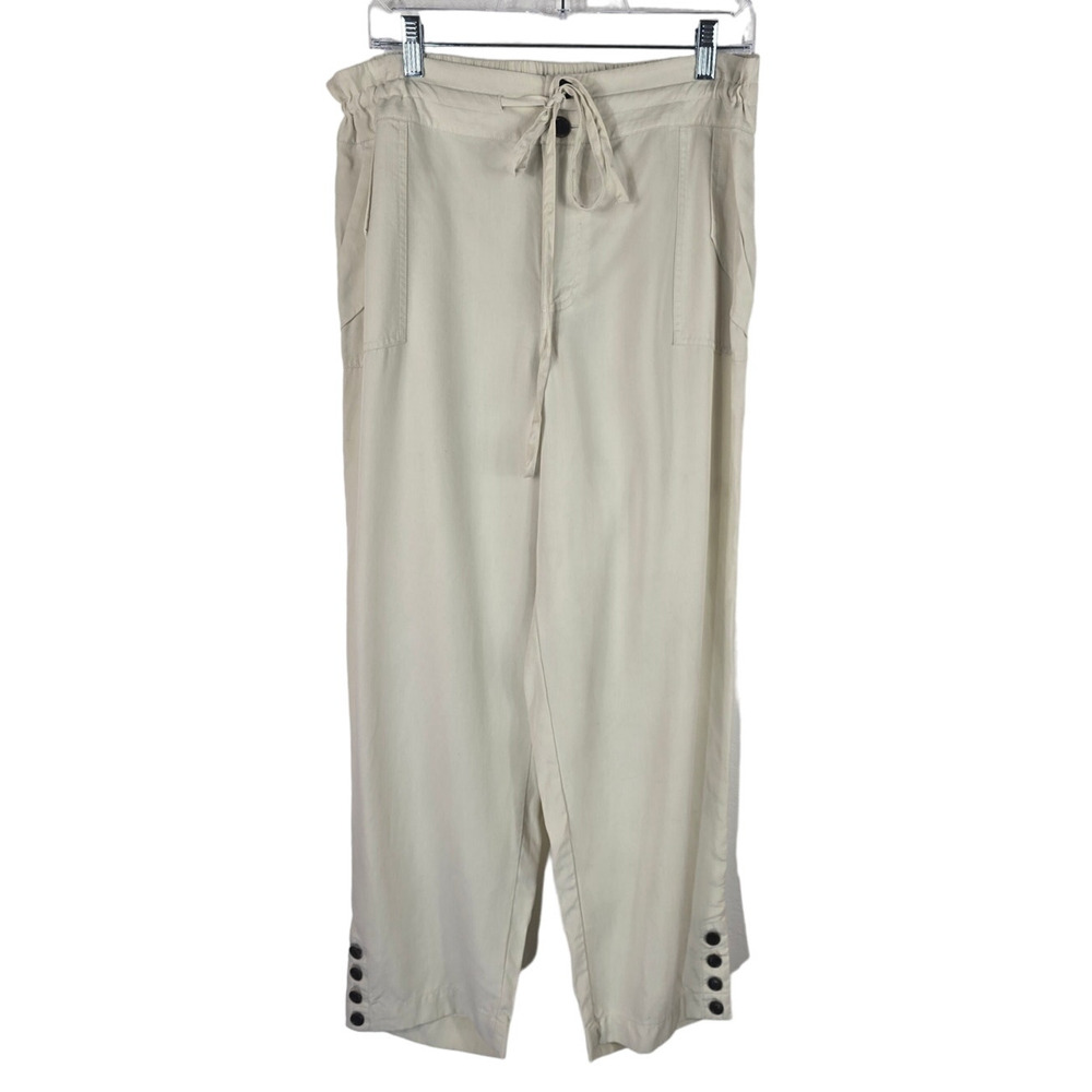 Soft Surroundings Tan 100% Tencel Lightweight Summer Women's Pants L